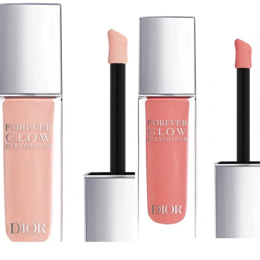 TWO NWOB Dior Forever Glow Liquid Maximizer  Highlighter — Rosy AND Nude